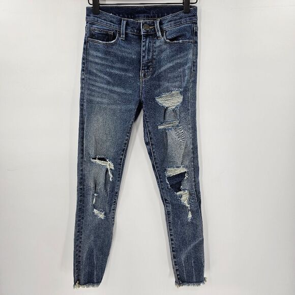 Bdg 24w crop twig high rise jeans distressed ripped - Picture 1 of 3